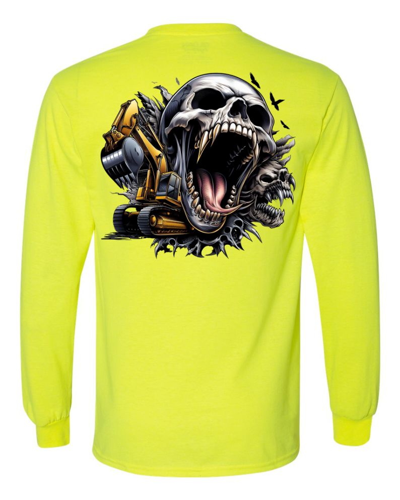 Angry Skull & Bulldozer - AllTrade Apparel