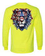 American Flag Lion Head 3 - AllTrade Apparel