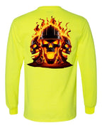 Three Flaming Metal Worker - AllTrade Apparel