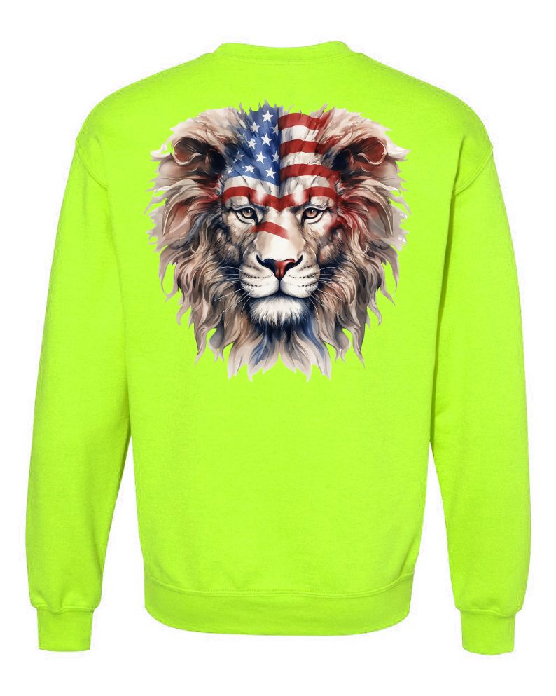 American Flag Lion Head - AllTrade Apparel