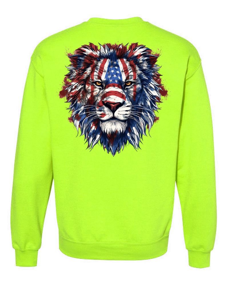 American Flag Lion Head 3 - AllTrade Apparel