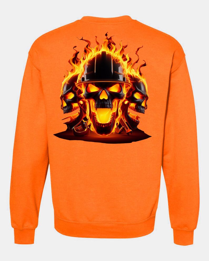 Three Flaming Metal Worker - AllTrade Apparel