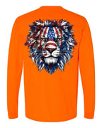 American Flag Lion Head 3 - AllTrade Apparel