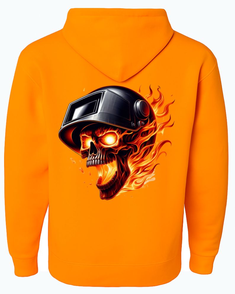 Welder Burning Skull - AllTrade Apparel