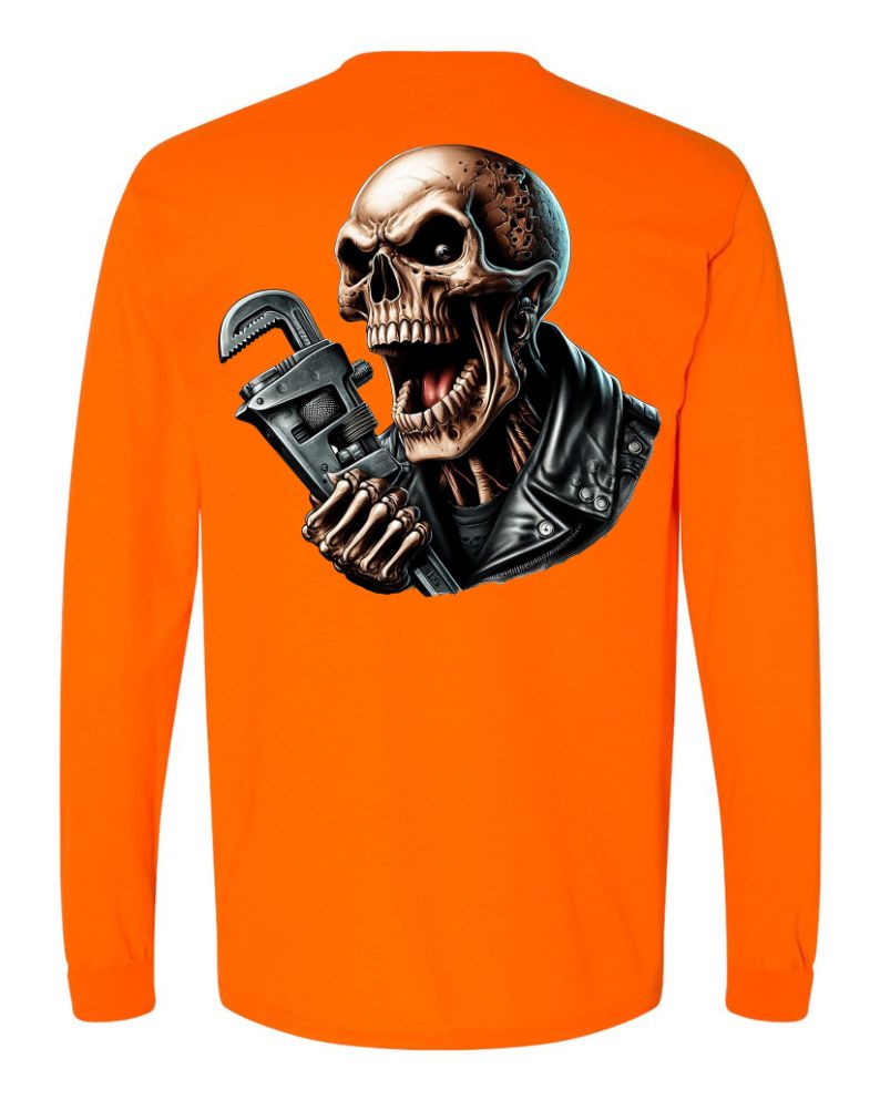 Skull Holding Wrench - AllTrade Apparel