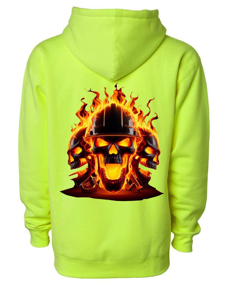 Three Flaming Metal Worker - AllTrade Apparel