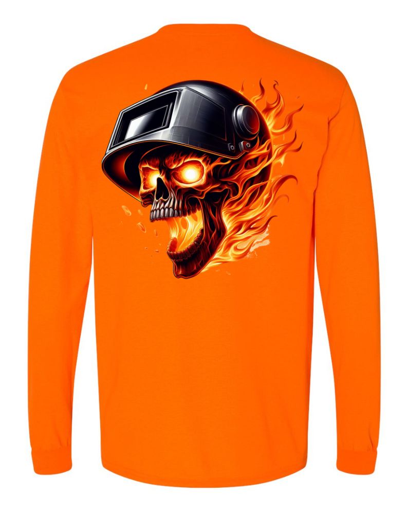 Welder Burning Skull - AllTrade Apparel