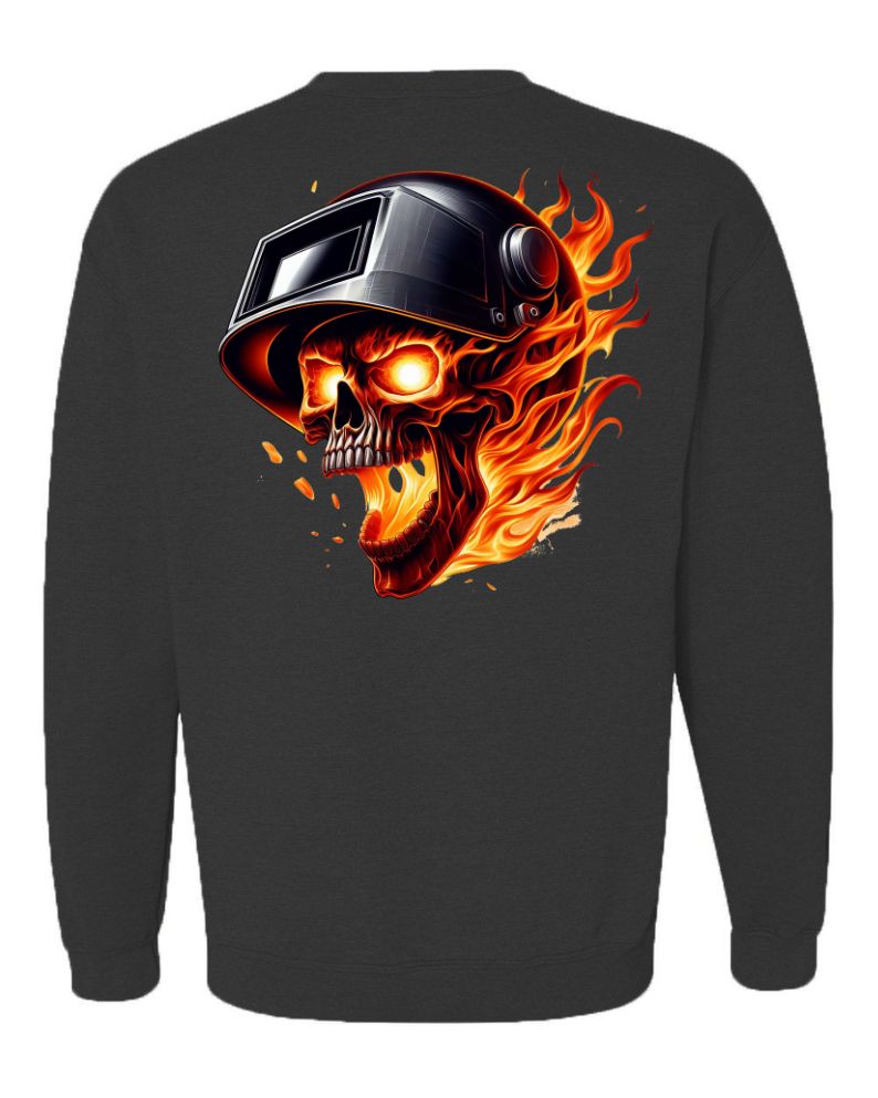 Welder Burning Skull - AllTrade Apparel