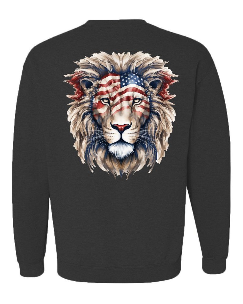 American Flag Lion Head 2 - AllTrade Apparel