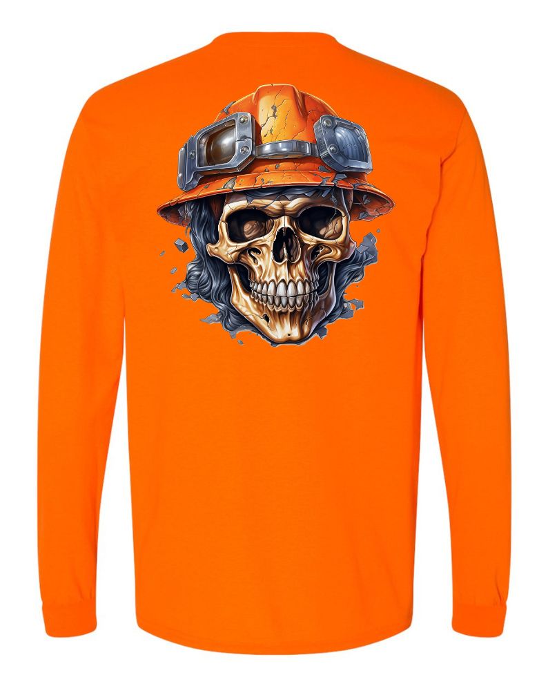 Skull Wearing Hardhat - AllTrade Apparel