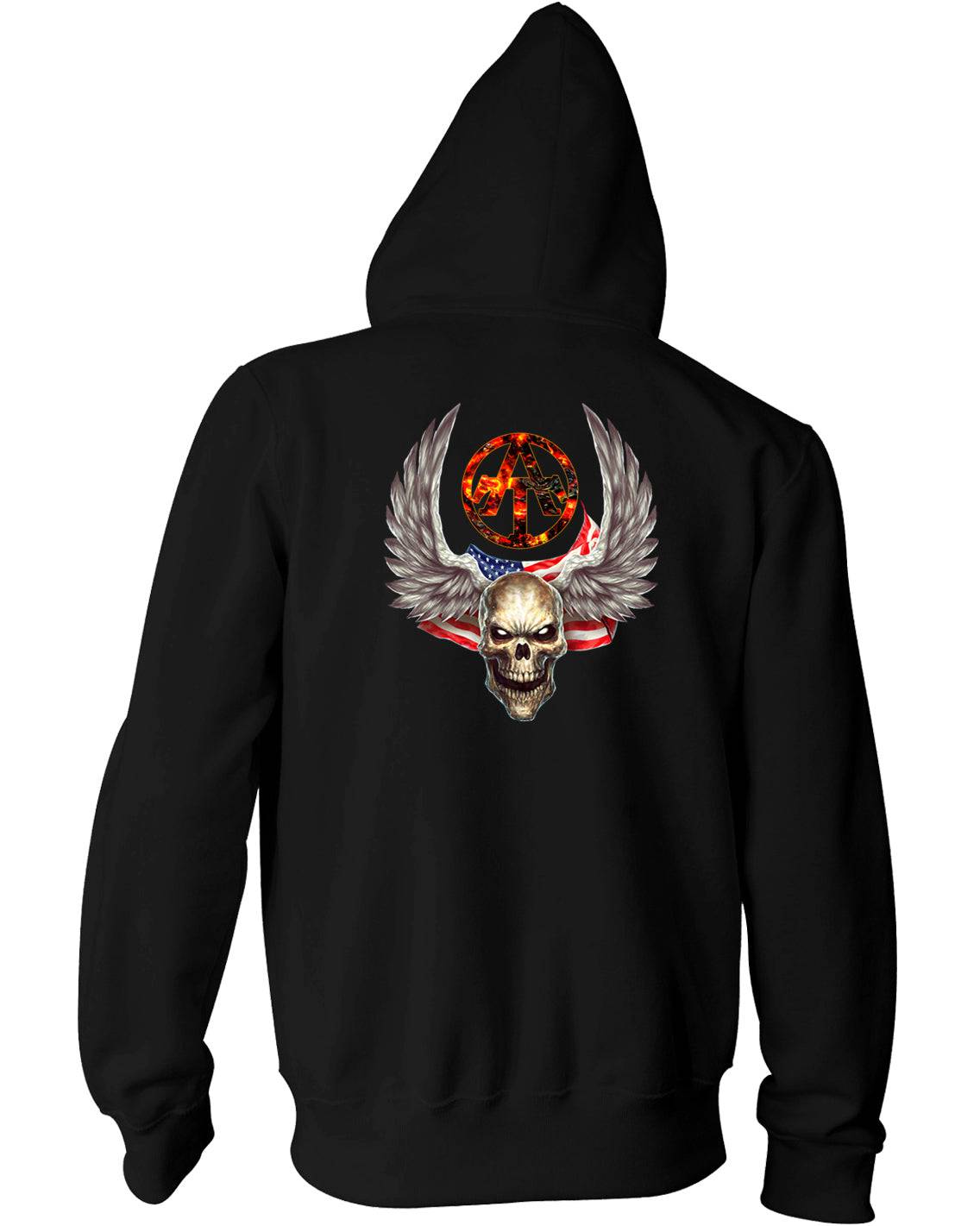 Winged Skull T-Shirt, Longsleeve, Sweatshirt & Hoodie - AllTrade Apparel