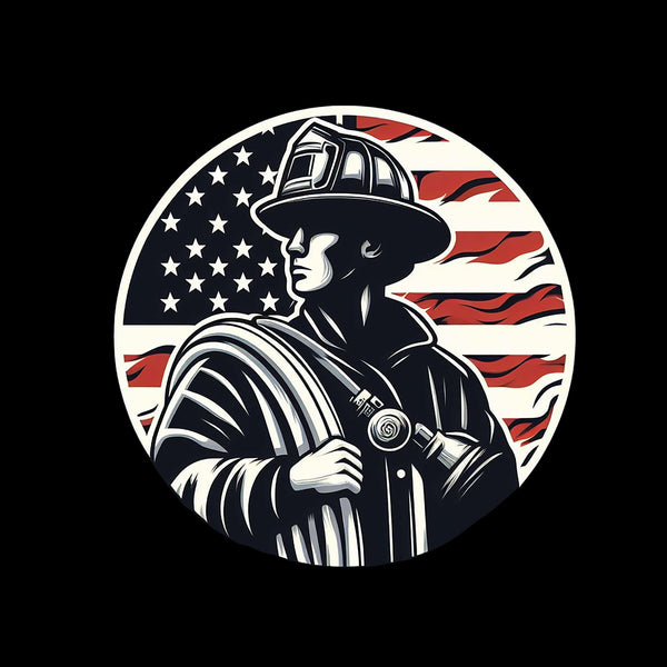 American Flag Fireman - AllTrade Apparel