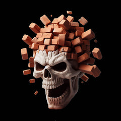 Bricks Skull Head