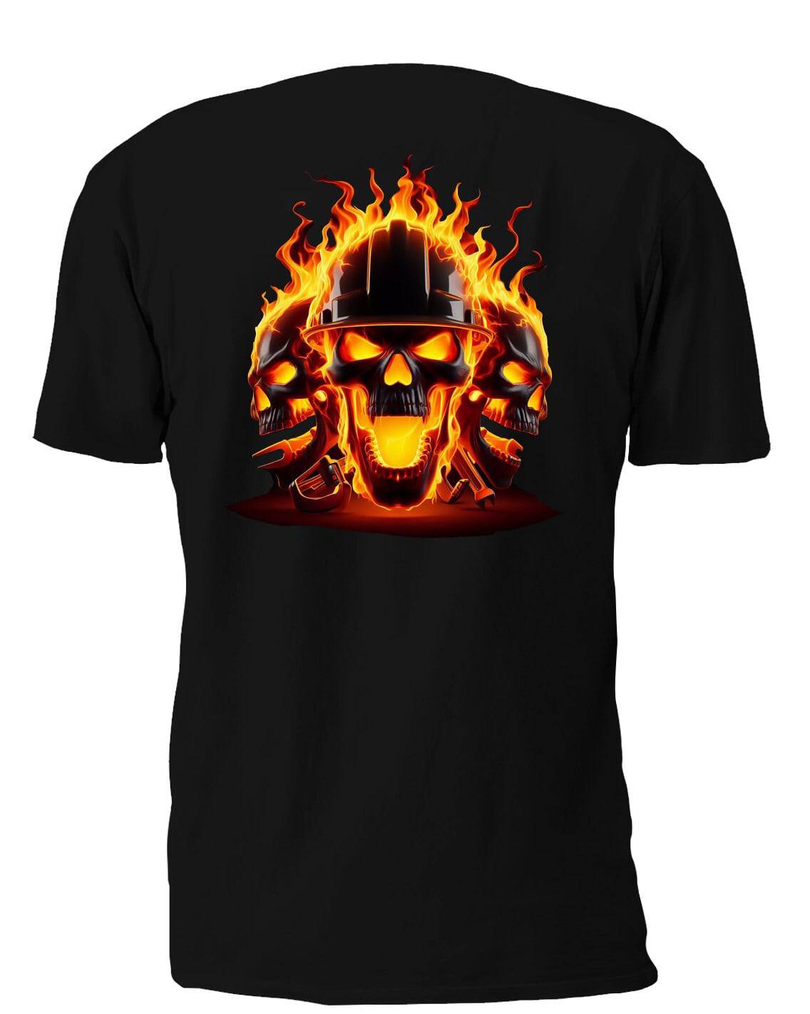 Three Flaming Metal Worker - AllTrade Apparel