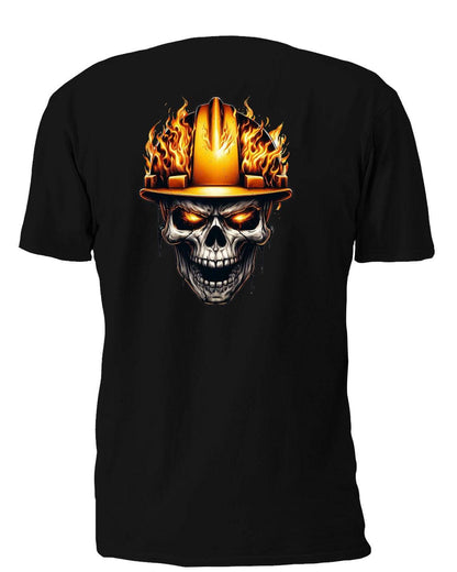 Flaming Hardhat Skull - AllTrade Apparel