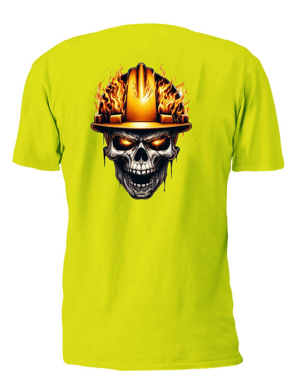 Flaming Hardhat Skull - AllTrade Apparel