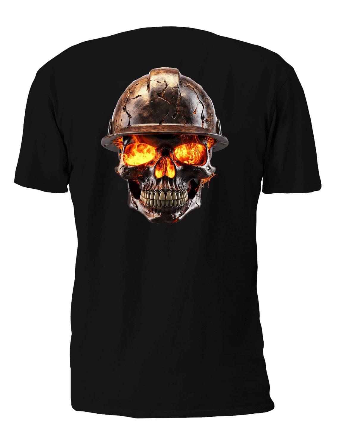 Burning Angry Skull - AllTrade Apparel