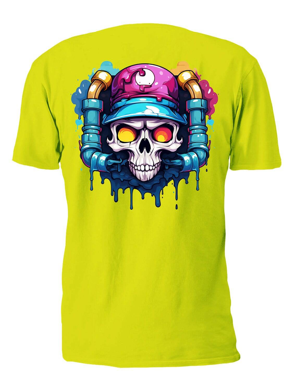 Colorful Skull Plumber - AllTrade Apparel