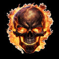 Burning Angry Skull 2 - AllTrade Apparel