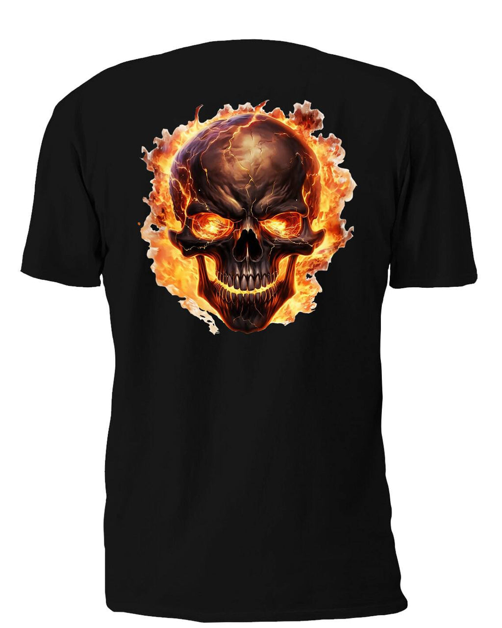 Burning Angry Skull 2 - AllTrade Apparel