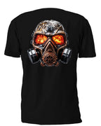 Burning Eyes Skull with Painter Mask - AllTrade Apparel
