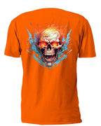 Color Splash Angry Skull - AllTrade Apparel