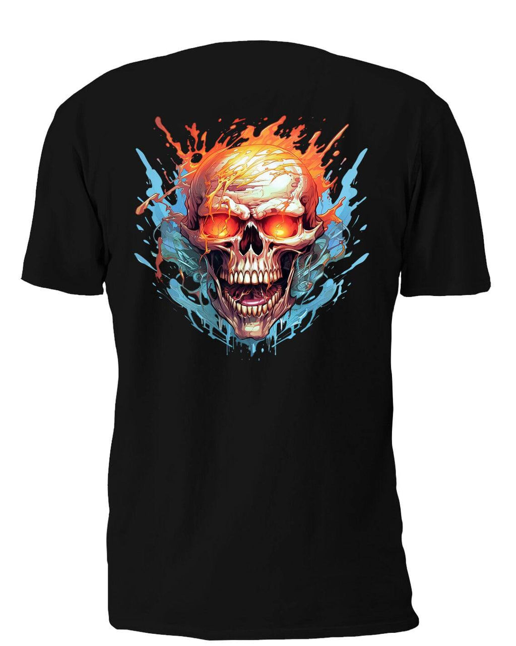 Color Splash Angry Skull - AllTrade Apparel