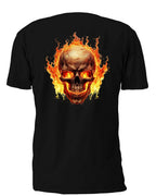 Flaming Skull 3 - AllTrade Apparel