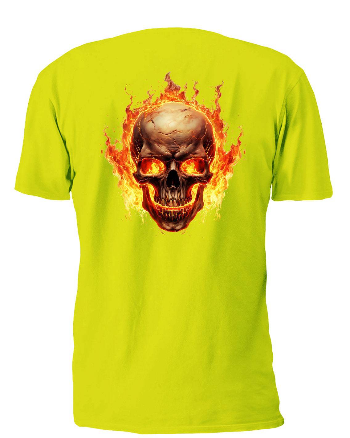 Flaming Skull 3 - AllTrade Apparel
