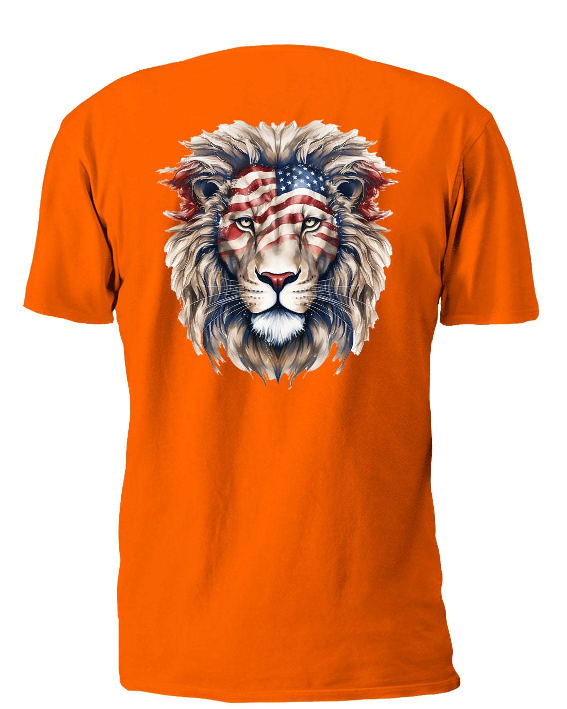 American Flag Lion Head 2 - AllTrade Apparel