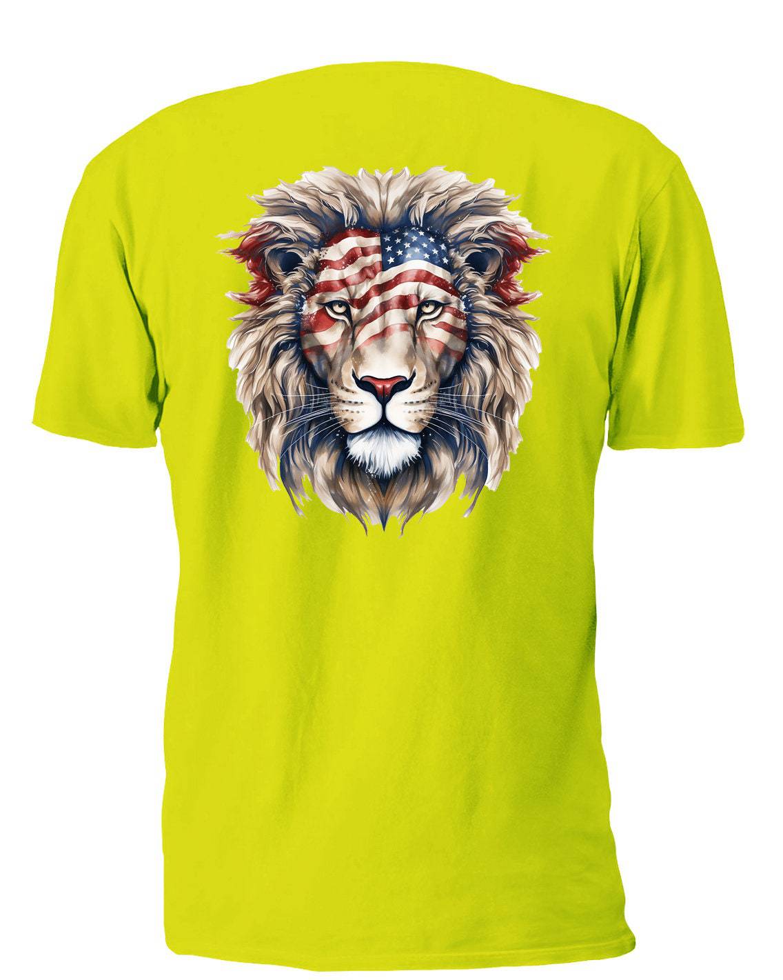 American Flag Lion Head 2 - AllTrade Apparel