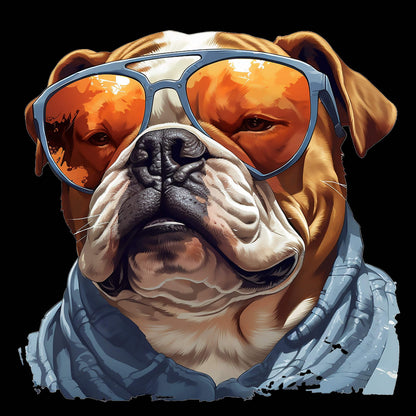 Bulldog Wearing Sunglasses 5 - AllTrade Apparel