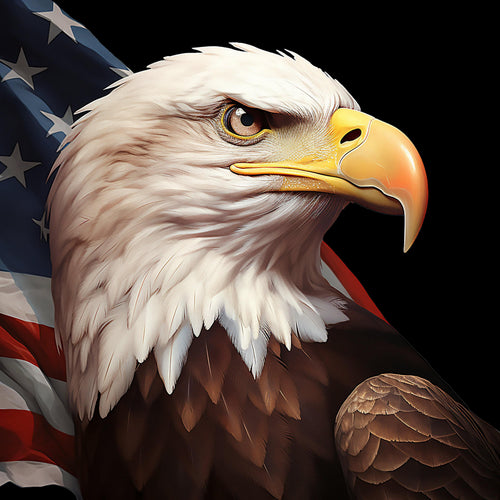 Eagle American Flag 4 - AllTrade Apparel