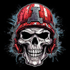 Angry Skull Face - AllTrade Apparel