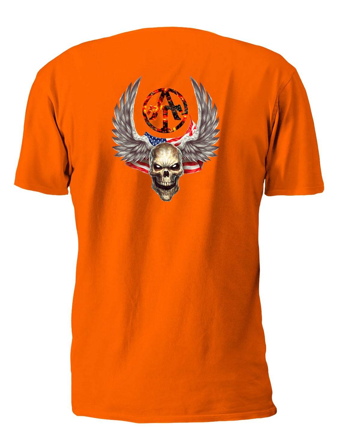 Winged Skull T-Shirt, Longsleeve, Sweatshirt & Hoodie - AllTrade Apparel