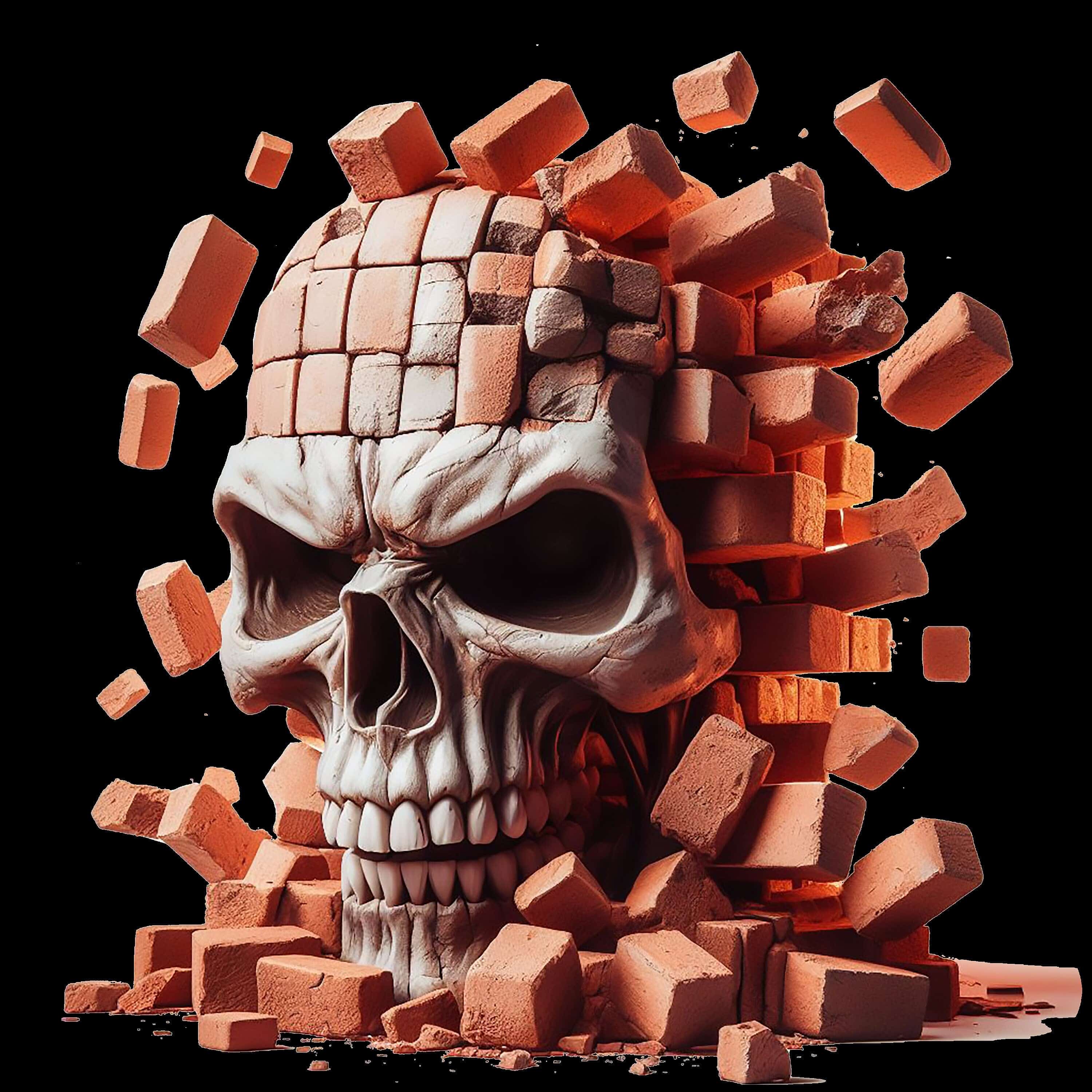 Brick Skull - AllTrade Apparel