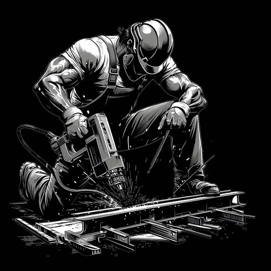 Metal Worker In Action - AllTrade Apparel