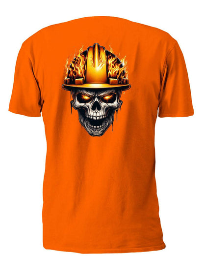 Flaming Hardhat Skull - AllTrade Apparel