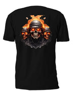 Three Burning Skull - AllTrade Apparel