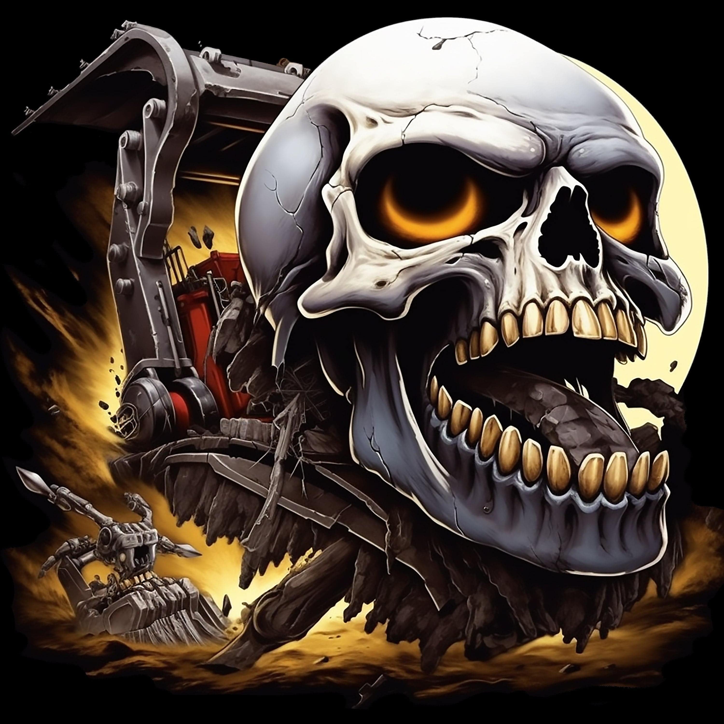 Skull Bulldozer 2 - AllTrade Apparel