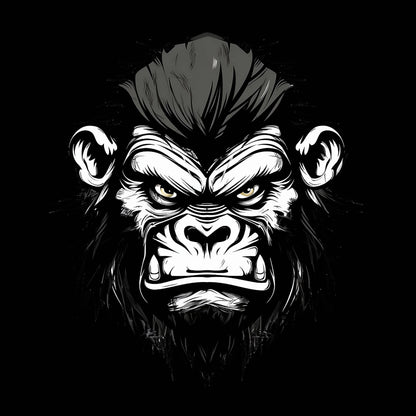 Angry Ape Face 3 - AllTrade Apparel