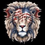 American Flag Lion Head 2 - AllTrade Apparel