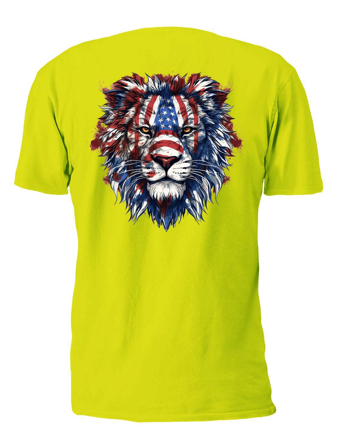 American Flag Lion Head 3 - AllTrade Apparel