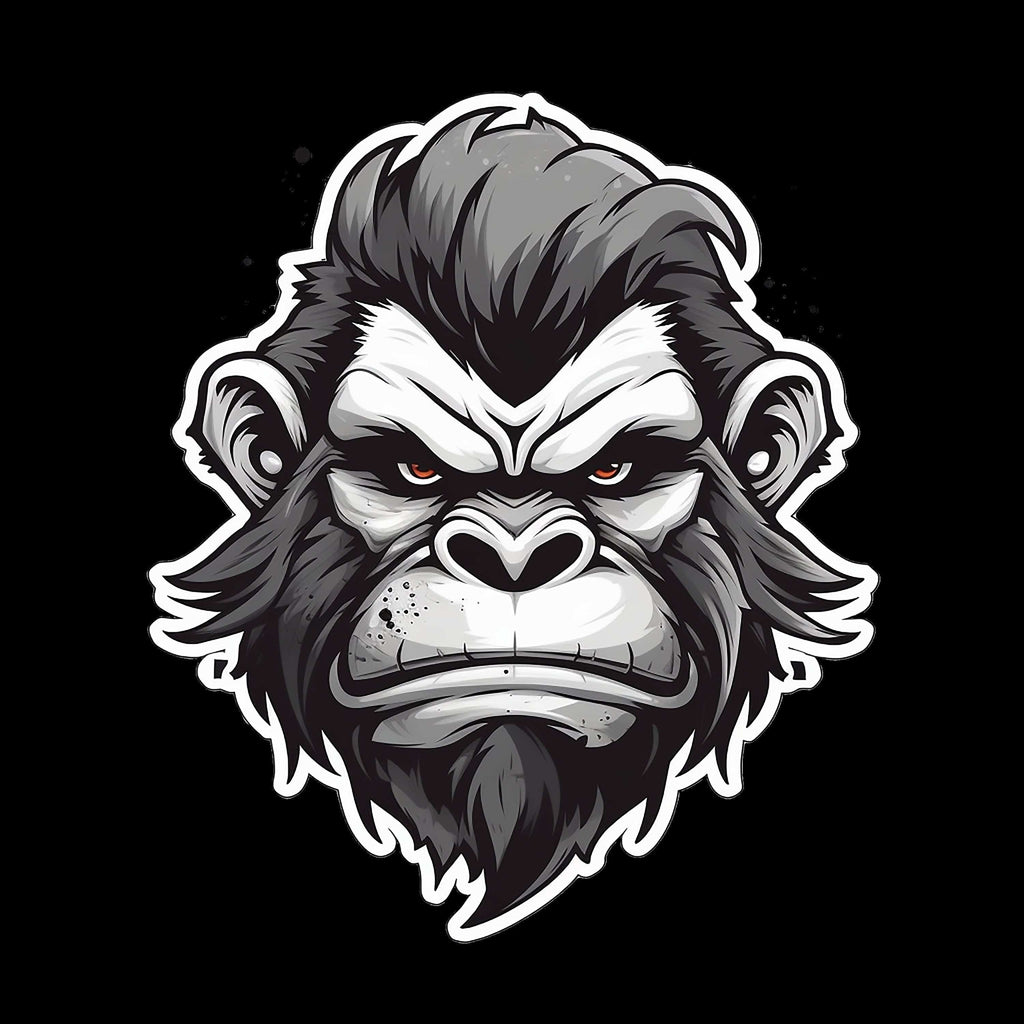 Angry Ape Face 5 - AllTrade Apparel