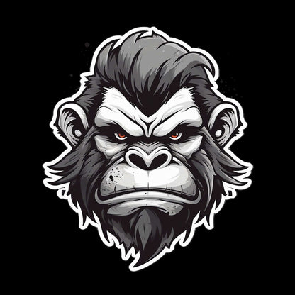 Angry Ape Face 5 - AllTrade Apparel