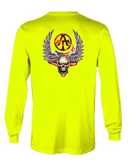 Winged Skull T-Shirt, Longsleeve, Sweatshirt & Hoodie - AllTrade Apparel