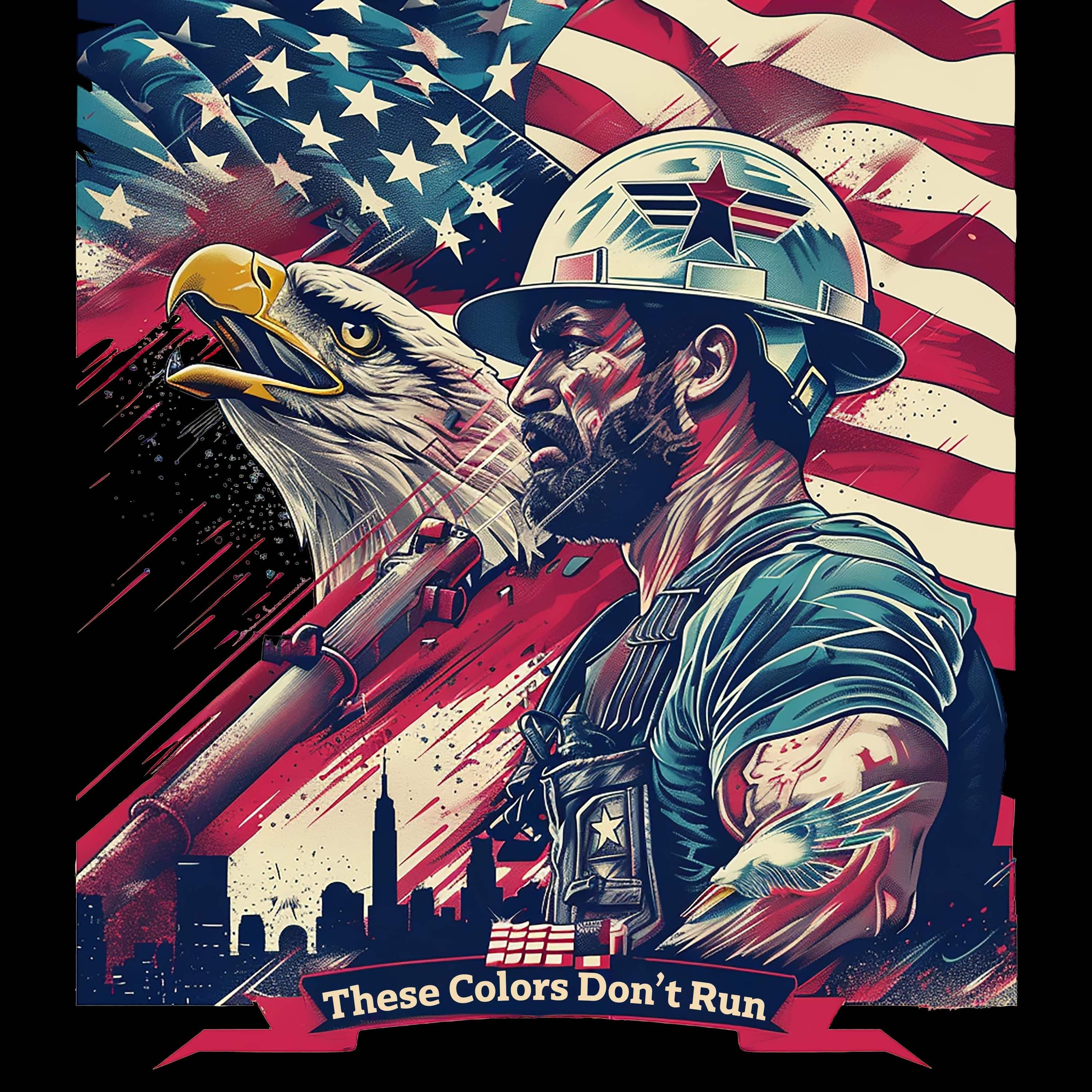 These Colors Don't Run 4 T-Shirt, Longsleeve, Sweatshirt & Hoodie - AllTrade Apparel