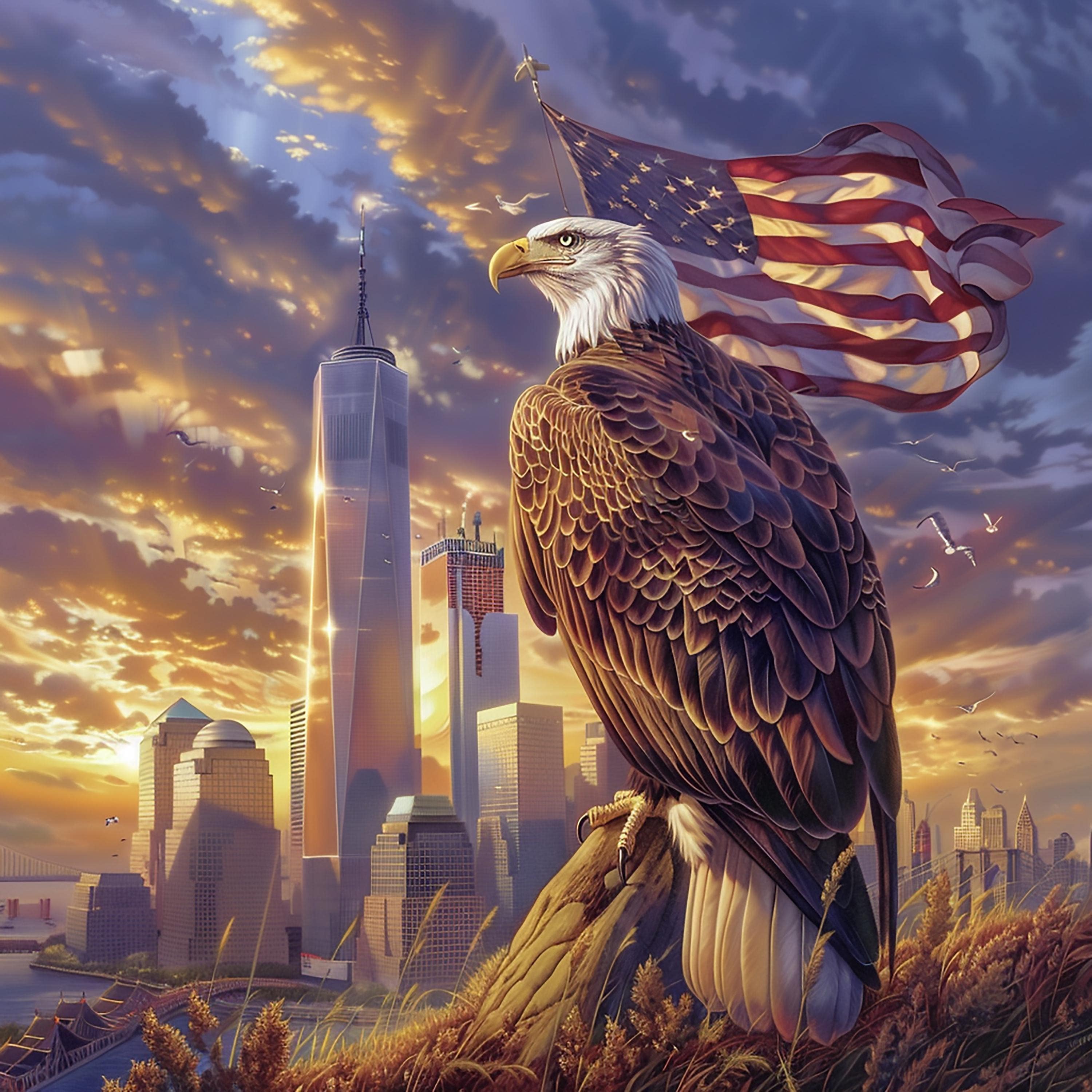 Eagle 3 T-Shirt, Longsleeve, Sweatshirt & Hoodie - AllTrade Apparel