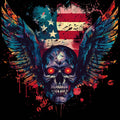 Winged Skull 3 T-Shirt, Longsleeve, Sweatshirt & Hoodie - AllTrade Apparel