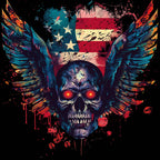 Winged Skull 3 T-Shirt, Longsleeve, Sweatshirt & Hoodie - AllTrade Apparel